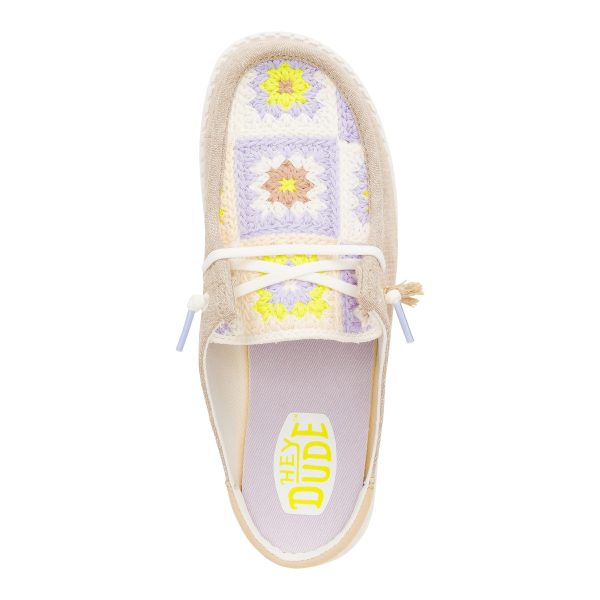 Wendy Slip Cottage Crochet - Wood Ash/Multi