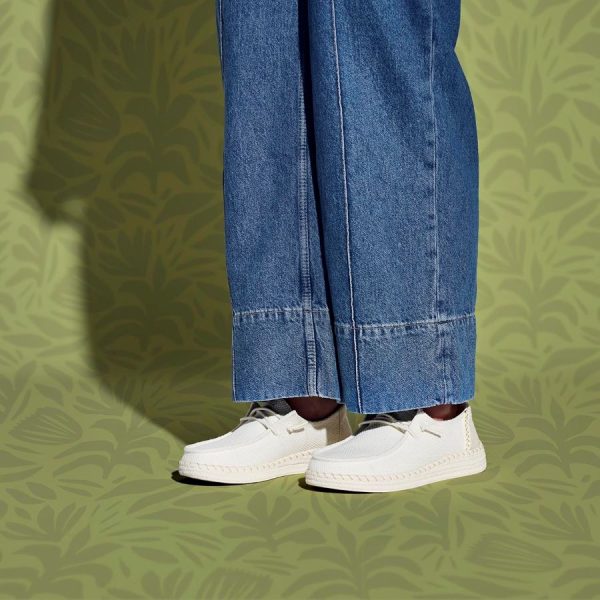 Wendy Espadrille Woven - White