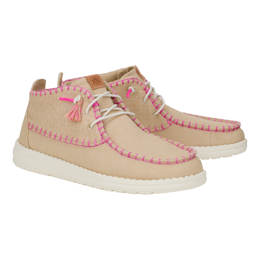 Wendy Mid Perf Canvas - Irish Cream - Image 2