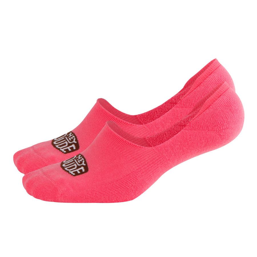 HEYDUDE No Show Sock 3 Pack - Pink Lemonade - Image 6