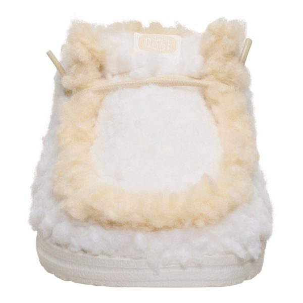 Wendy Slipper - Egret/Wood Ash