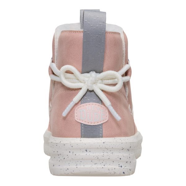 Camden Bow Boot Youth Cozy - Sparkle Pink