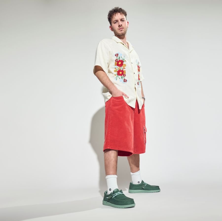 Wally Stretch Canvas - Duck Green/Iceberg Green - Image 2